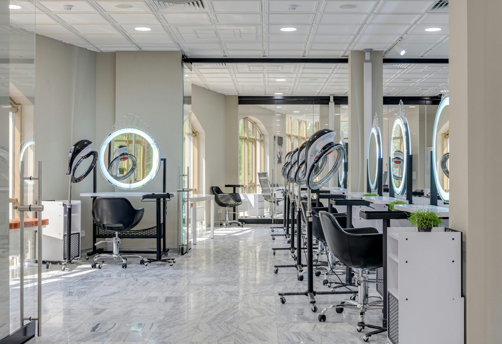 Detalles del salón de peluquería en Vilablareix